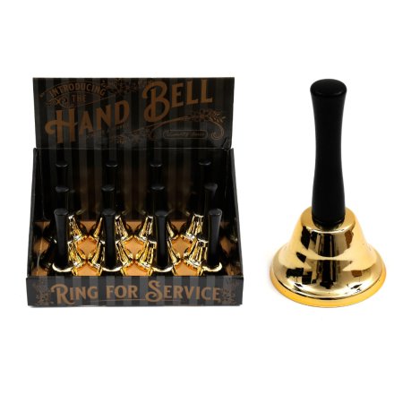 Gold Hand Bell,  12cm