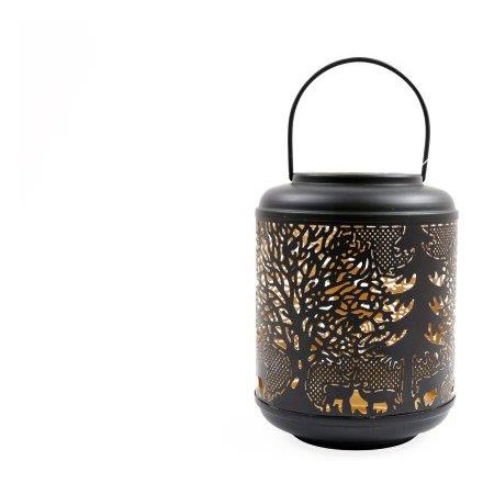 Christmas Woodland Lantern, 21cm