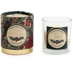 A charming candle pot packaged in a decorated box.