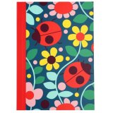 A ladybird and flower decorated notebook, filled with 60 lined pages.