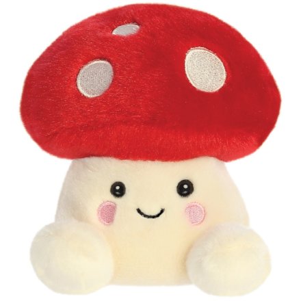 Meet Amanita the mushroom, a cuddly soft toy from the Palm Pals range
