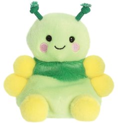A cute and cuddly soft toy from the Palm Pals range, this is Ivy the caterpillar.