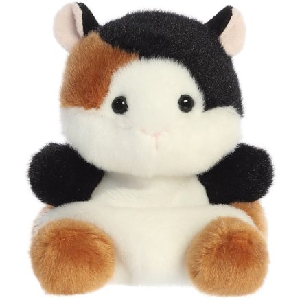 A soft and cuddly Guinea Pig toy called Nutmeg with open arms and bead eyes