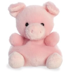 A pig soft toy called Wizard from the Palm Pals range.