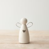 6cm Porcelain Angel with Wire Wings. That is sure to add elegance to the home this Christmas