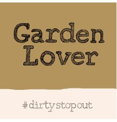 A greeting card for a garden lover, suitable for many occasions. With a humorous hashtag slogan. 