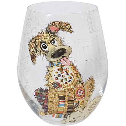 13cm, Murphy Mutt Stemless Glass
