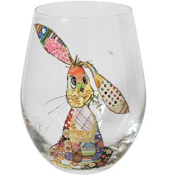 Binky Bunny Stemless Glass