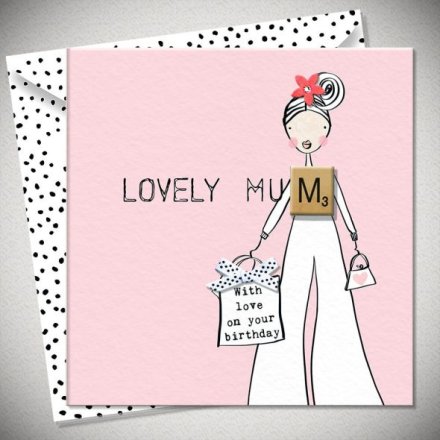 With Love Mum Greeting Card, 15cm