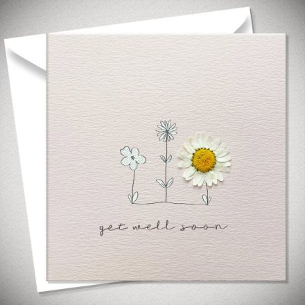 Get Well Soon Greeting Card, 15cm