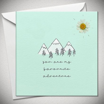 You Are My Favourite Adventure Greeting Card, 15cm