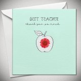 Show them some appreciation with this teacher thank you card. 