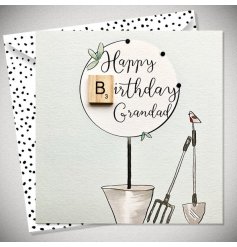 A heartwarming birthday card for that special grandad in the family.