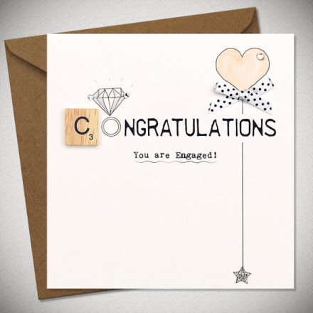 You Are Engaged Greeting Card, 15cm