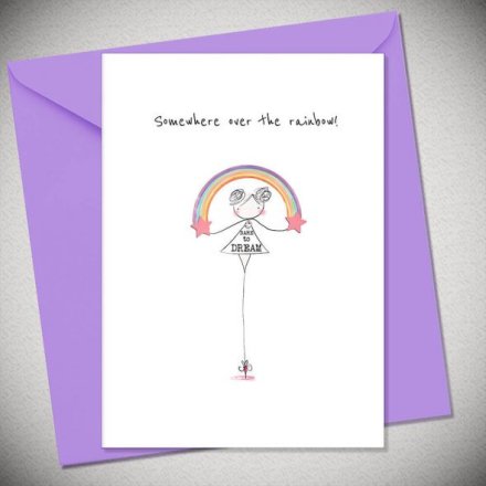 Dare To Dream Rainbow Greeting Card