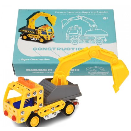 Construction Kit Digger Truck 