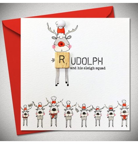 A festive greeting card perfect for anyone to receive during Christmas!