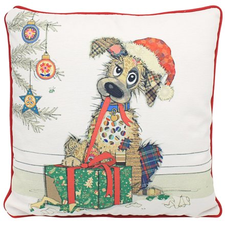 Xmas Murphy Mutt Cushion