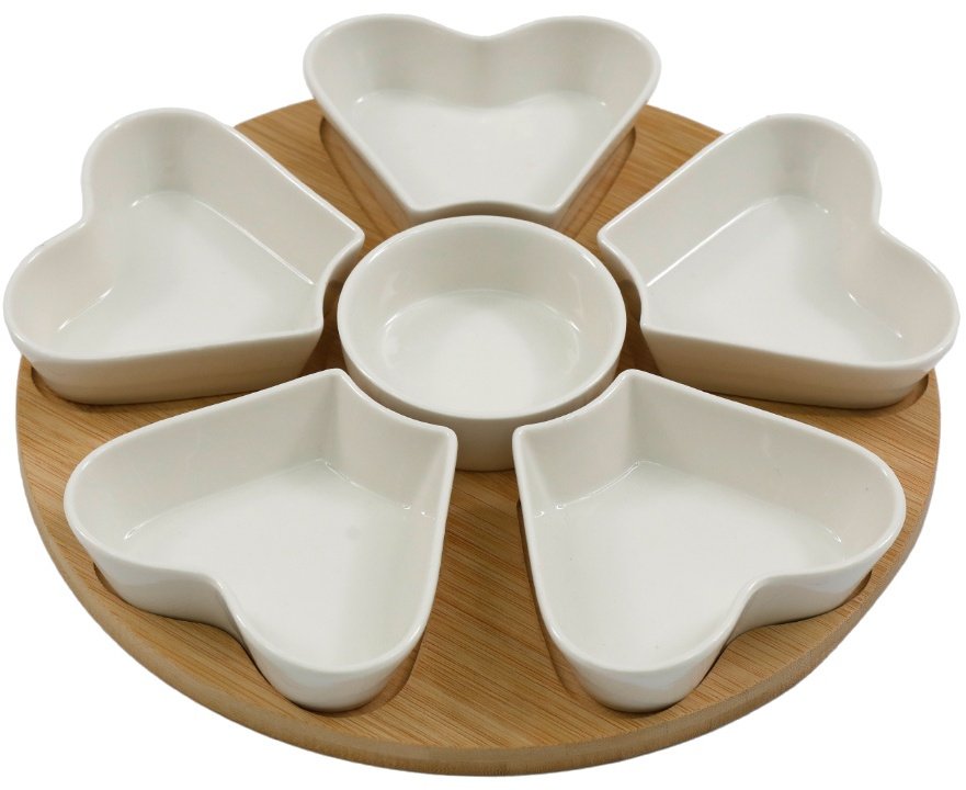 KG3325 / Tapas Set W/bamboo Tray | 64014 | Kitchen & Table / Party ...