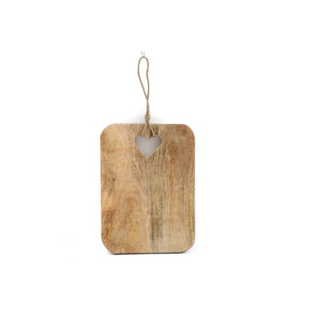 33cm Heart Cut-out Board