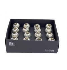 Grey & White Vintage Door Knobs are the perfect way to add a touch of class and sophistication to any home.