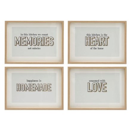 Worded Kitchen Wall Art, 4A 40cm