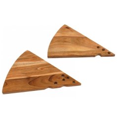 Wooden Cheese Shape Board perfect for the kitchen and for hosting