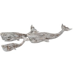 Rustic Whale Set of 3