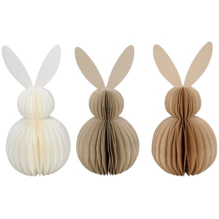 Neutral Rabbit Stuff For Rabbits Neutral Paper Rabbit, 20cm | 64159 | Ranges / Spring | Rosefields