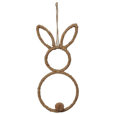 Rabbit Jute Hanger, 29cm