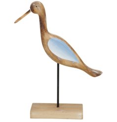 This beautiful Wooden Bird Ornament is the perfect addition to any home.