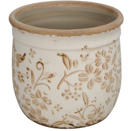 Natural Flower Planter, 15cm