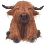 Welcome the Highland Cow Doorstop into the home for a touch of rustic charm.