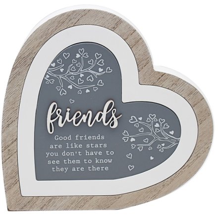 Heart Friends 3D Plaque, 22cm