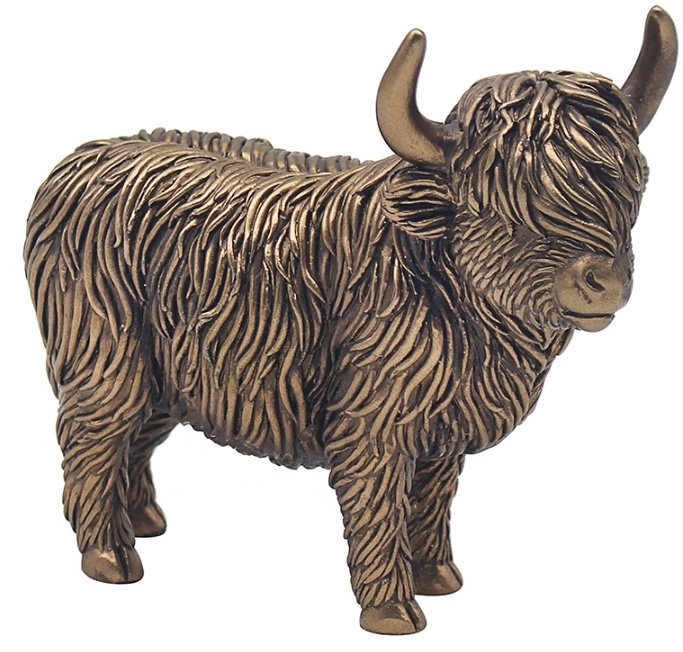 Shudehill Giftware Bronze Highland Coo Standing Large : Buy Online at Best Price in KSA - Souq is now