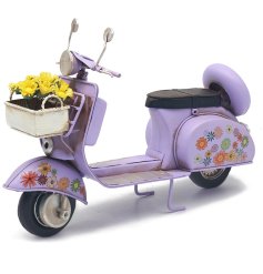 Vintage Scooter in Floral and Purple