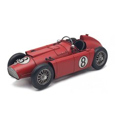 Vintage Red Metal Racing Car - a great gift 