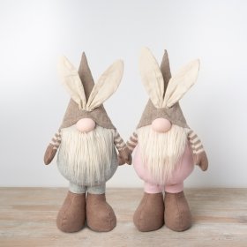 Add a pop of colour to the home this season with this assortment of 2 standing gonk figures wearing bunny ears.