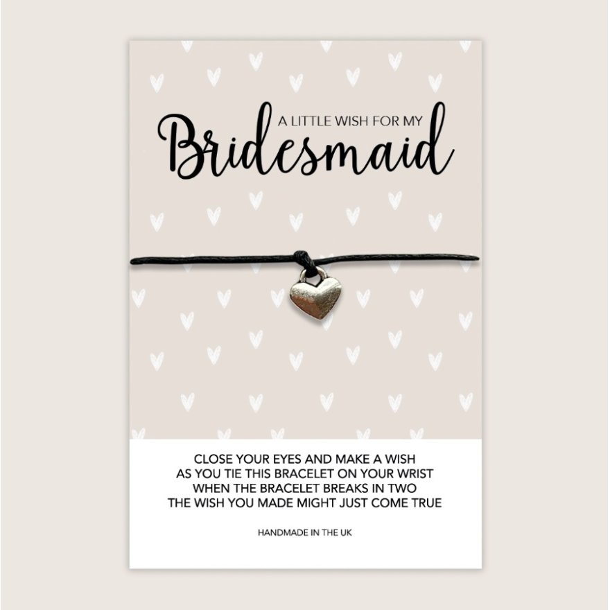 Bridesmaid Wish Bracelet