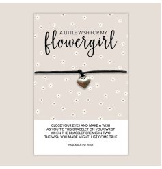 A little wish for my flower girl! Bound to make them smile on the special day, a gift and memory to treasure! 
