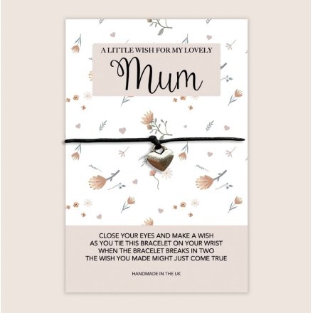 'Lovely Mum' Wish Bracelet