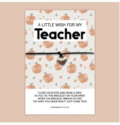A little gift that means the world, this little wish is the perfect gift for a special teacher.
