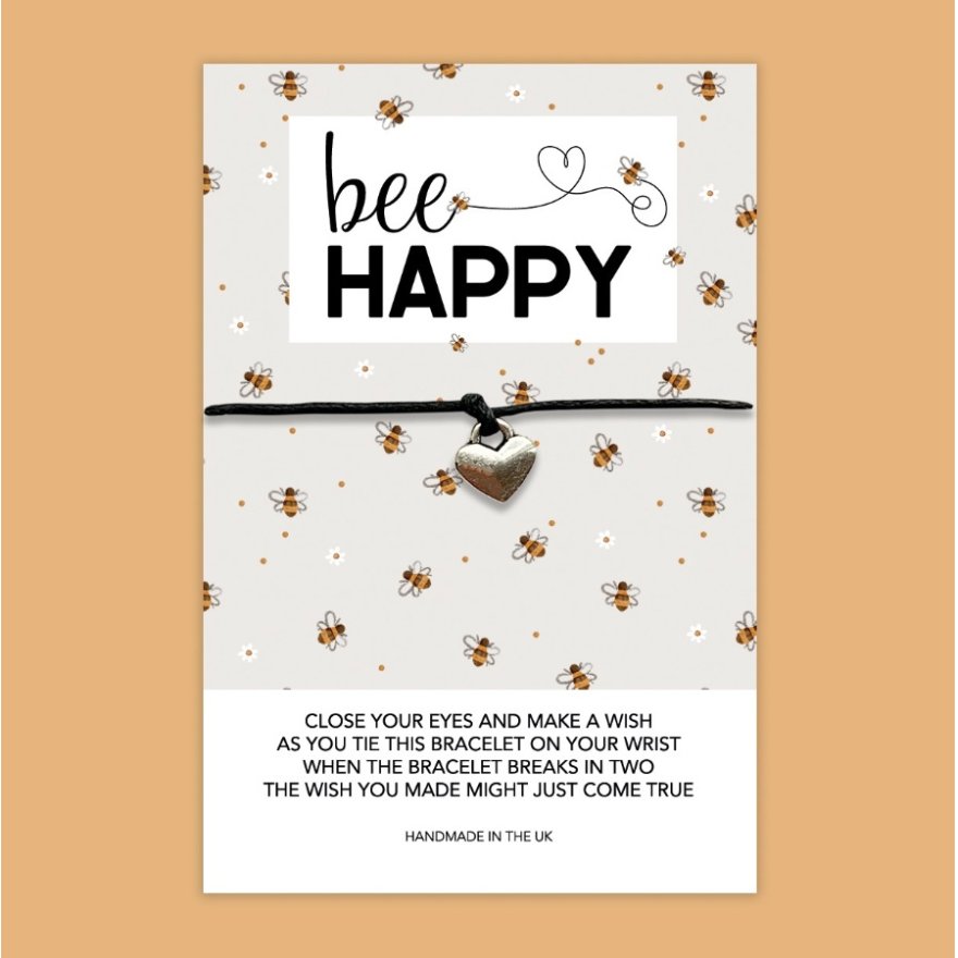 Wish Bracelet - Bee HAPPY