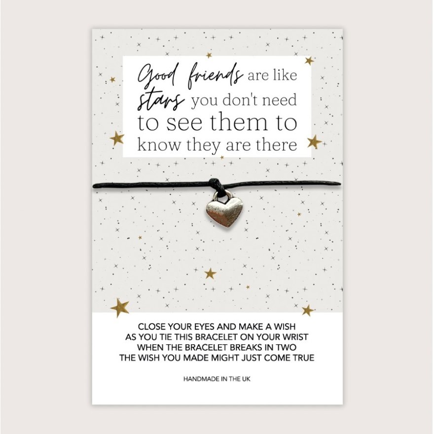 Good Friends Are Like Stars - Wish Bracelet