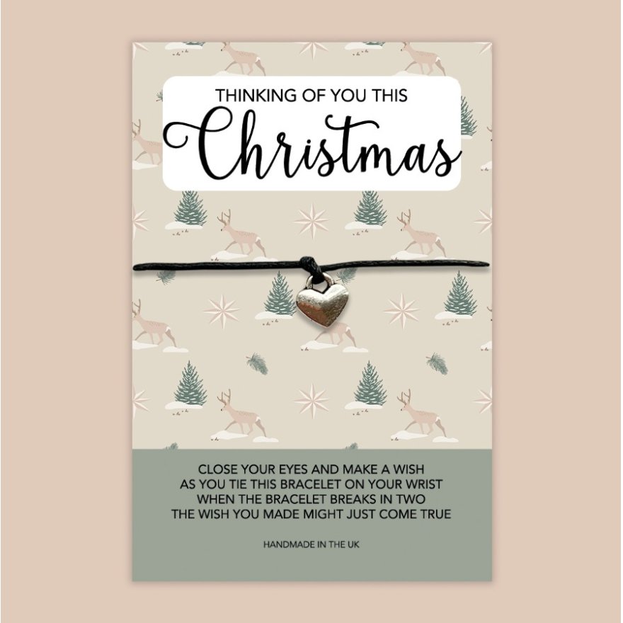 Wish Bracelet - Thinking Of You This Christmas, 8cm