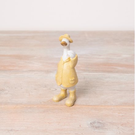 Introducing our charming collection of duck ornaments. Each has wellies, jacket and a hat. 