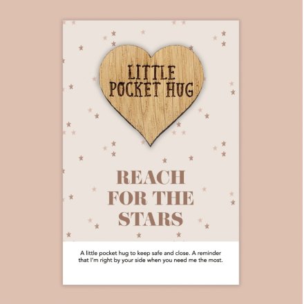 Reach For The Stars, Pocket Hug, 8.5cm