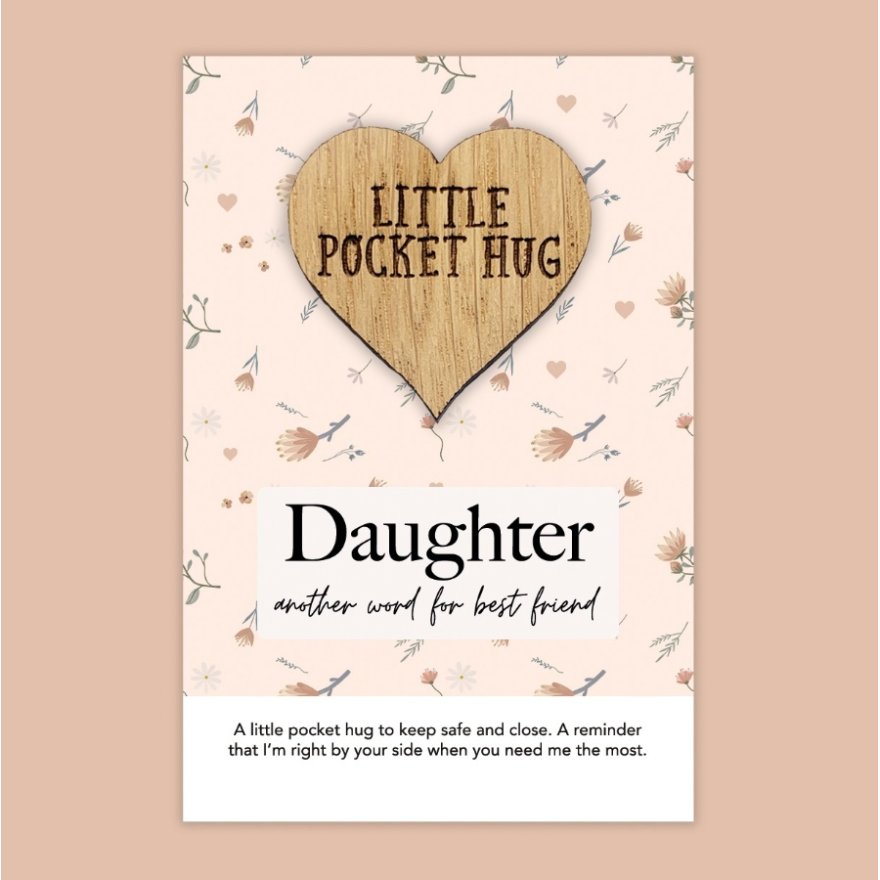 Little Pocket Hug Daughter Best Friend, 8.5cm