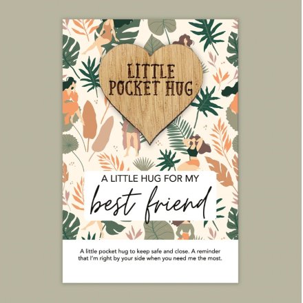 Plant Best Friend Hug - Pocket Hug, 8.5cm
