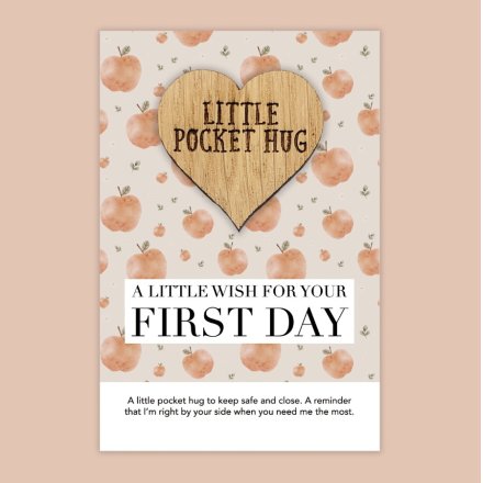 Pocket Hug - A Little Wish For Your First Day, 8.5cm